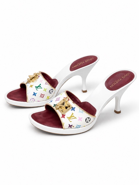Louis Vuitton Shoes - Louis Vuitton MURAKAMI MONOGRAM multicolor pumps heels 35
